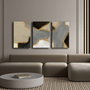 Wallity Conjunto de 3 Lienzos Decorativos Multicolor 45 x 70 cm